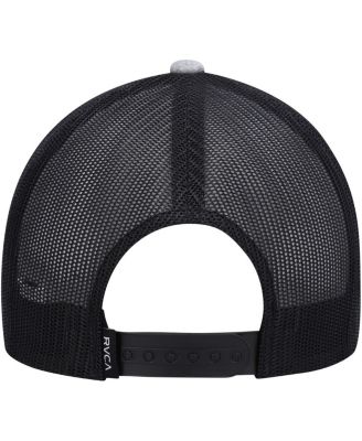 Youth Heather Gray/Black Ticket Trucker III Snapback Hat