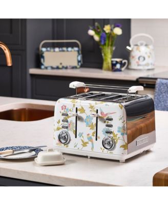 Elveden White 4-Slice Toaster