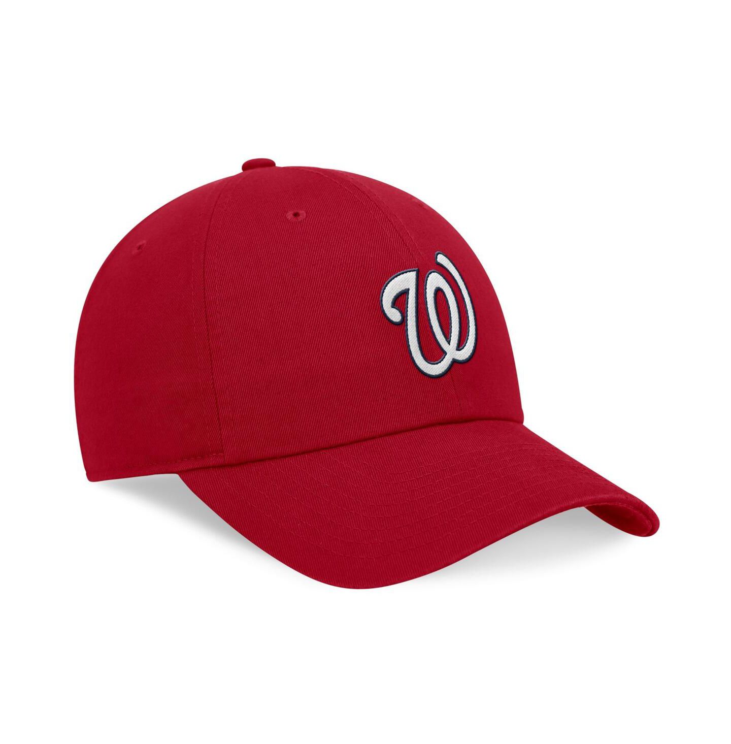 Мужская кепка Nike Red Washington Nationals Evergreen Club Adjustable Hat — фото 2