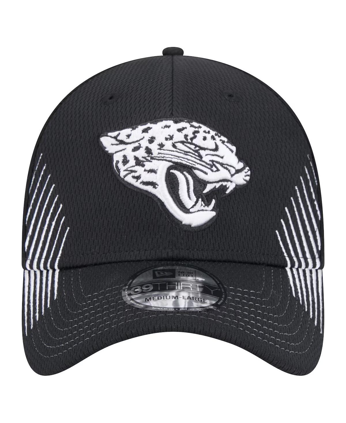 Shop New Era Men's Black Jacksonville Jaguars Active 39thirty Flex Hat