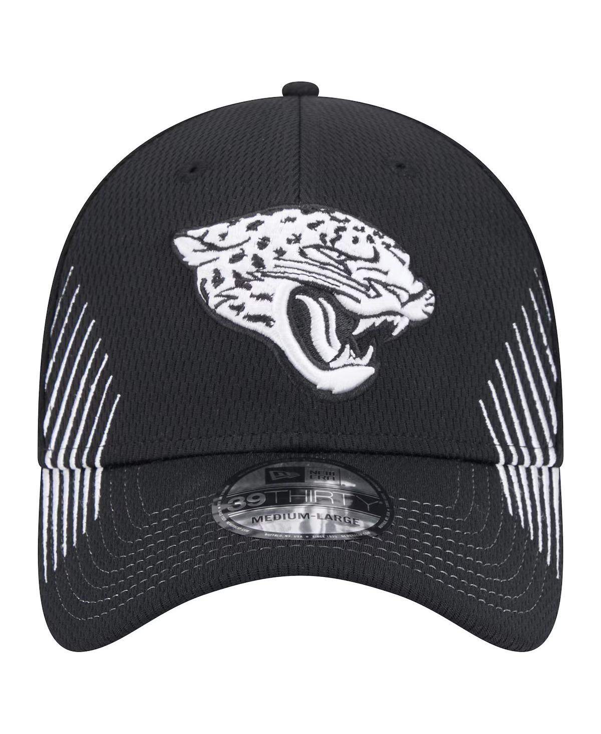 New Era Men'sJacksonville Jaguars Active 39thirty Flex Hat - Black