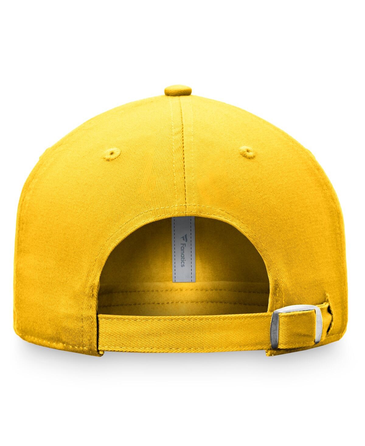 Shop Fanatics Branded Women's Gold Boston Bruins Heritage Vintage-like Adjustable Hat In Yellw Gold