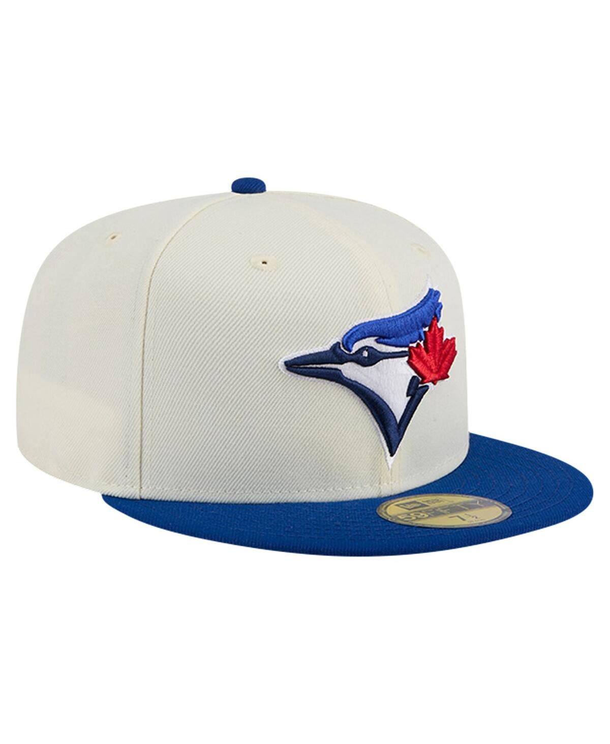 New Era Toronto Blue Jays Authentic Collection 59fifty Fitted Cap In Cream