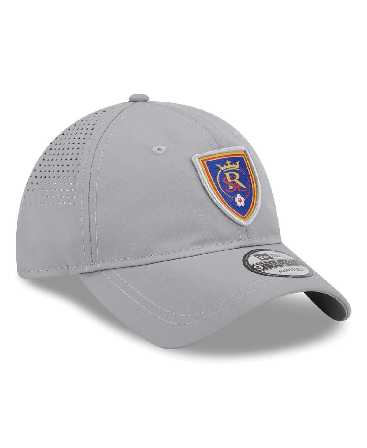 Shop New Era Men's Gray Real Salt Lake Active 9twenty Adjustable Hat