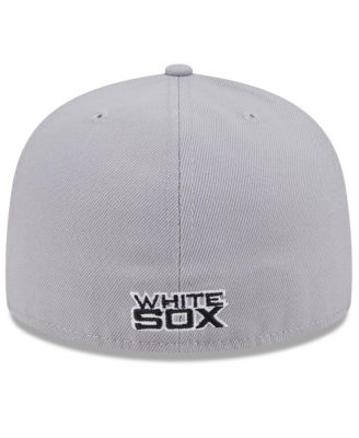 Men's Black/Gray Chicago White Sox Gameday Sideswipe 59Fifty Fitted Hat