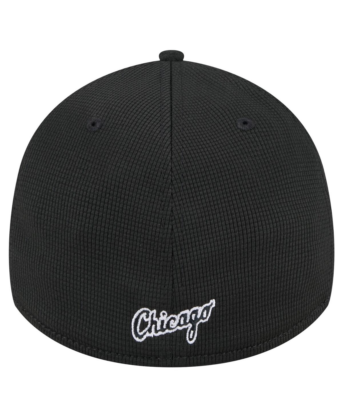 Shop New Era Men's Black Chicago White Sox Active Pivot 39thirty Flex Hat