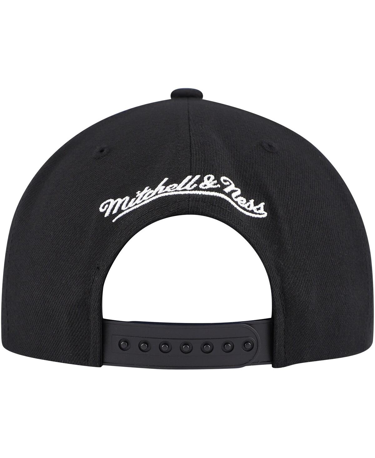 Mitchell & Ness Mitchell Ness Men's Black Toronto Maple Leafs Core Team Script 2.0 Snapback Hat In Black