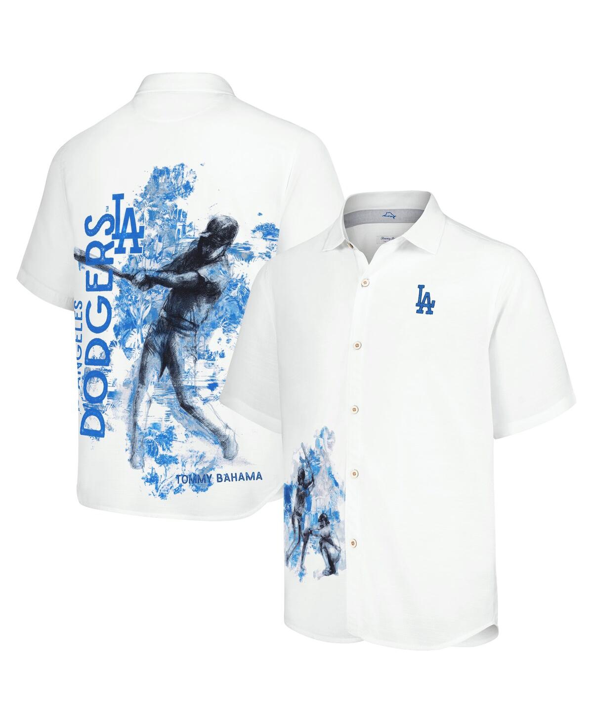 Men's White Los Angeles Dodgers Veracruz Ace Islanders Button-Up Shirt - White