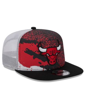 Men's Black Chicago Bulls Court Sport Speckle 9fifty Snapback Hat
