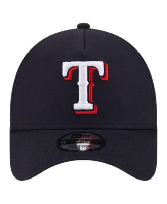 Men's Navy Texas Rangers Team Color A-Frame 9Forty Adjustable Hat