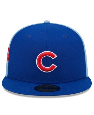 Men's Royal/Light Blue Chicago Cubs Gameday Sideswipe 59Fifty Fitted Hat