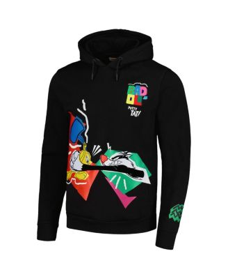 Unisex Black Looney Tunes Bad Ol' Putty Tat Pullover Hoodie