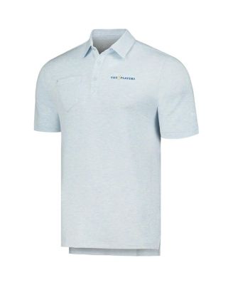 Men's Light Blue The Players Omni-Shade Clubhead Polo
