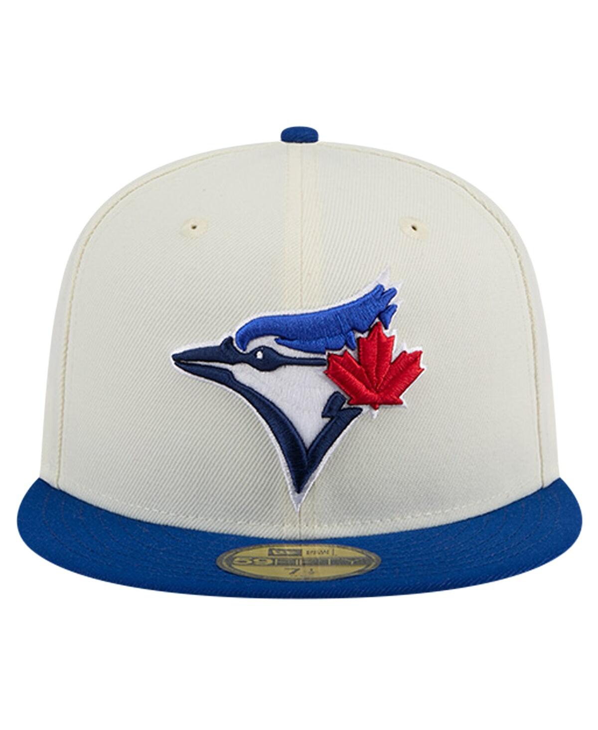 New Era Toronto Blue Jays Authentic Collection 59fifty Fitted Cap In Cream