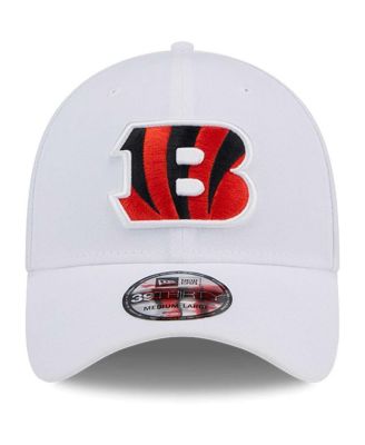 Men's White Cincinnati Bengals Main 39Thirty Flex Hat