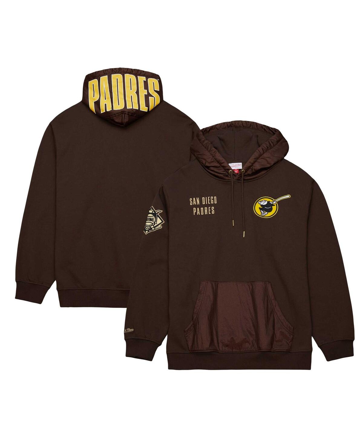 Mitchell Ness Men's Brown San Diego Padres Team Og 2.0 Current Logo Pullover Hoodie - Brown