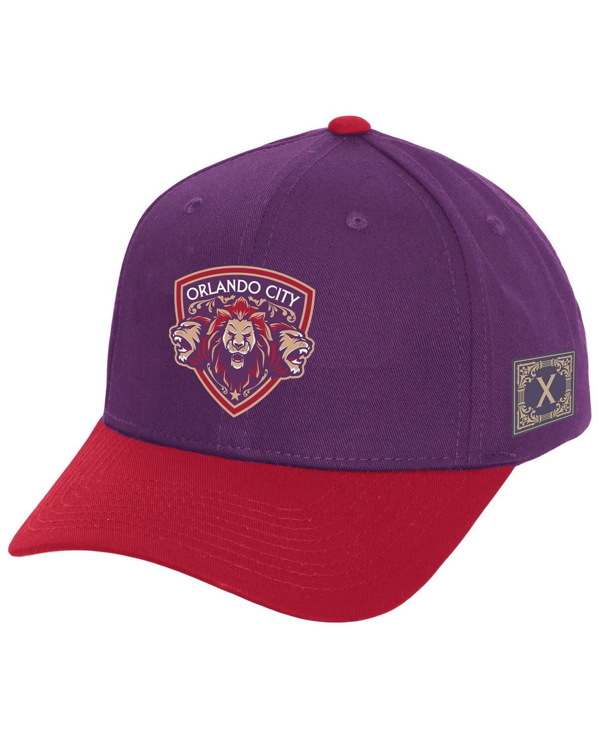 Mitchell Ness Men's Purple Orlando City Sc 10th Anniversary Pro Adjustable Hat - Purple
