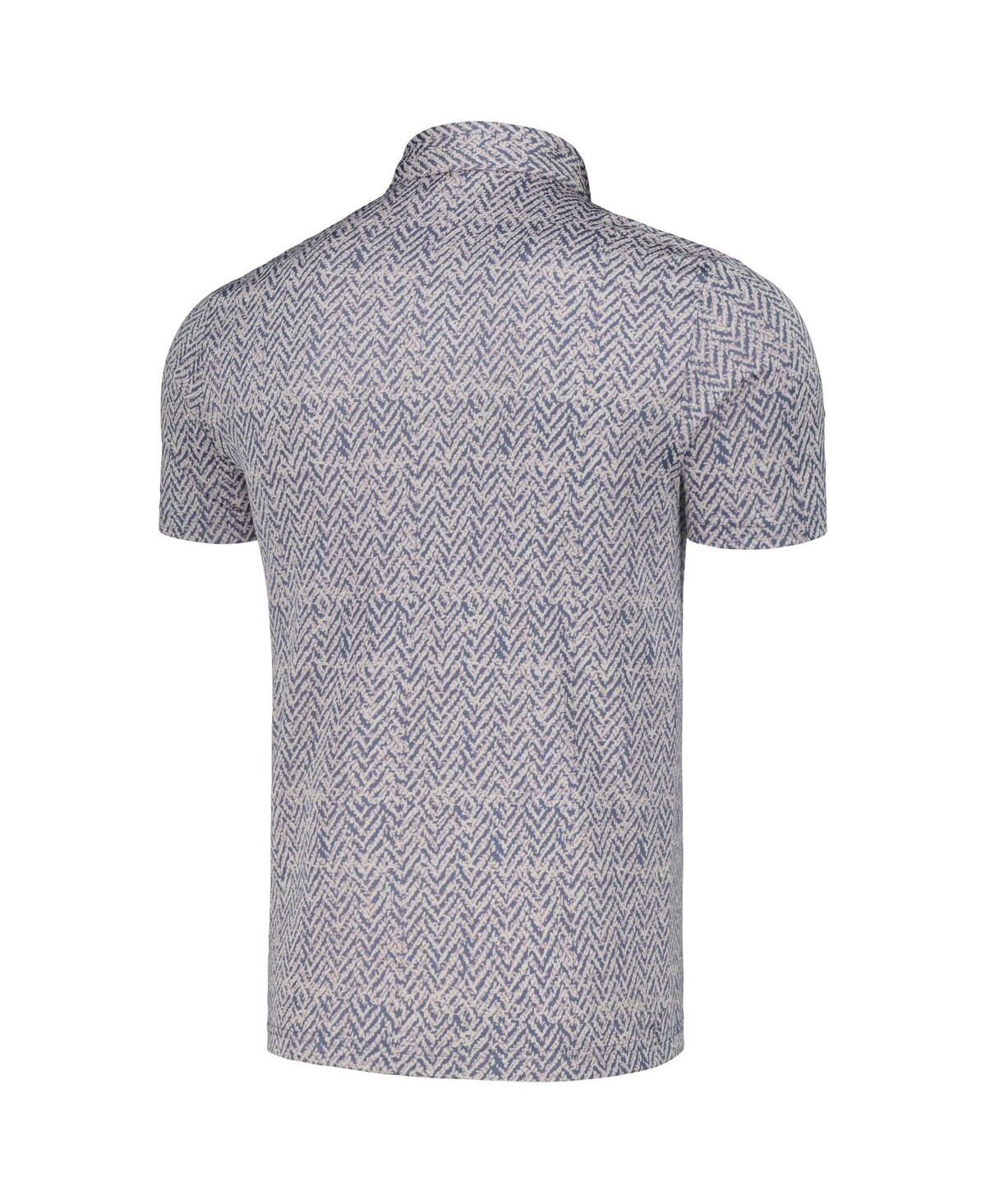 Adidas Men's Blue Arnold Palmer Invitational Ultimate365 Jacquard Polo