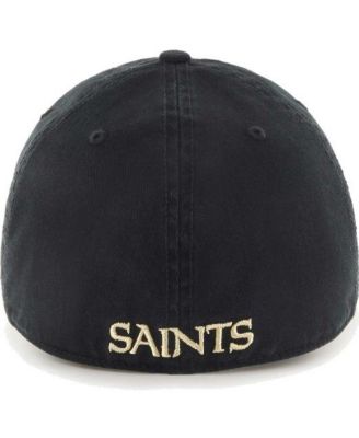 47 Brand Men's Black New Orleans Saints Franchise Logo Fitted Hat