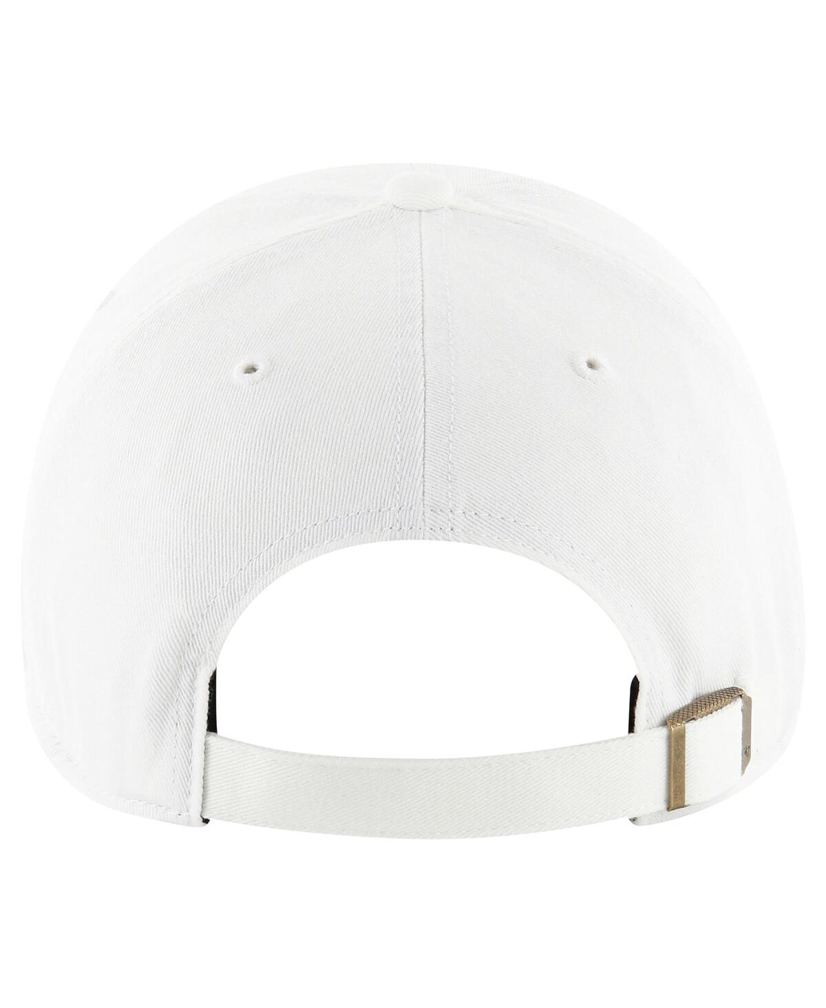 47 Brand 47 Women's White Cincinnati Bengals Ballpark Cheer Clean Up Adjustable Hat In White