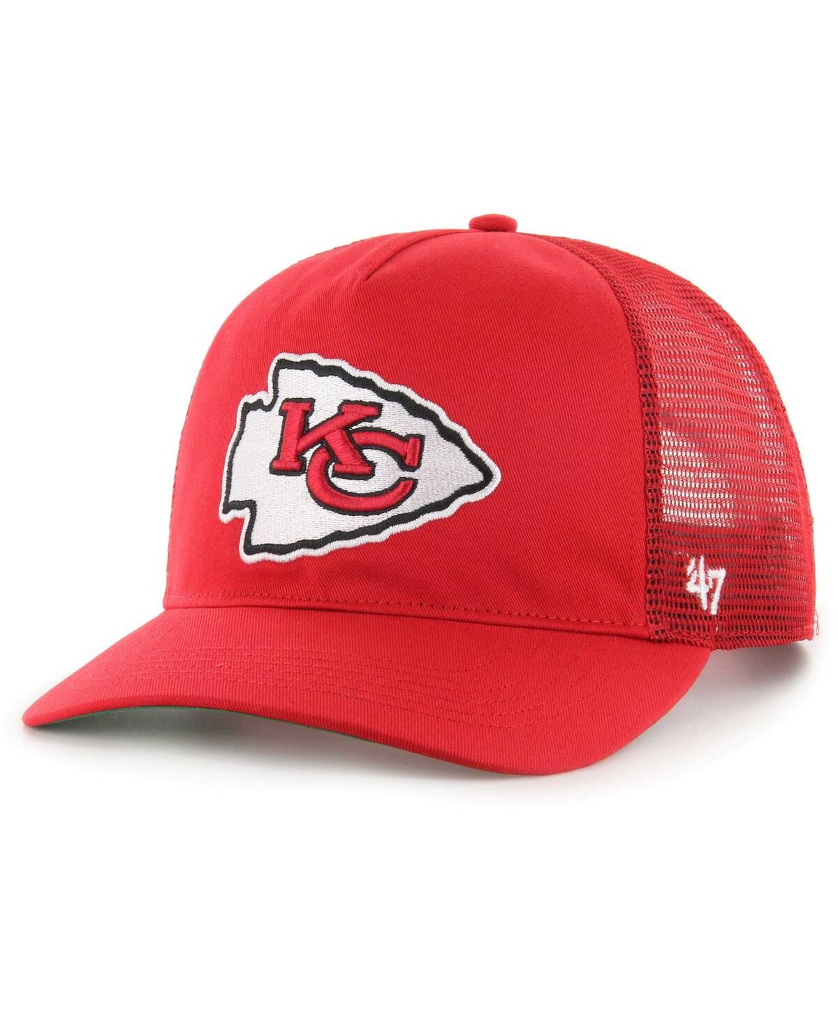 47 Brand Men's Red Kansas City Chiefs Mesh Hitch Trucker Adjustable Hat In Red