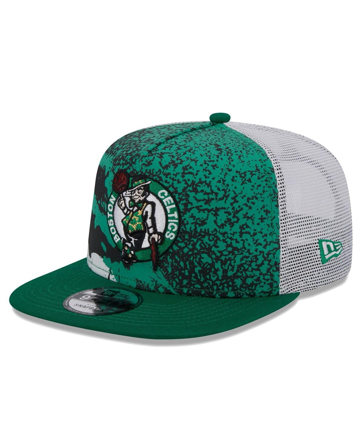 Men's Kelly Green Boston Celtics Court Sport Speckle 9Fifty Snapback Hat - Kelly Gree