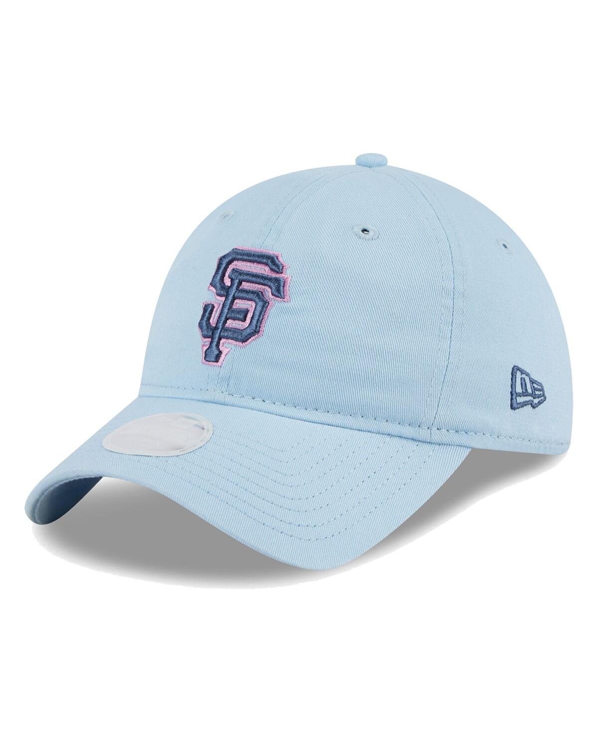 Women's San Francisco Giants Multi Light Blue 9Twenty Adjustable Hat - Light Blue