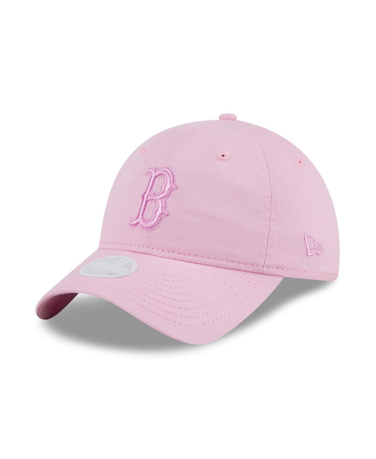 Shop New Era Women's Boston Red Sox Fondant Pink 9twenty Adjustable Hat