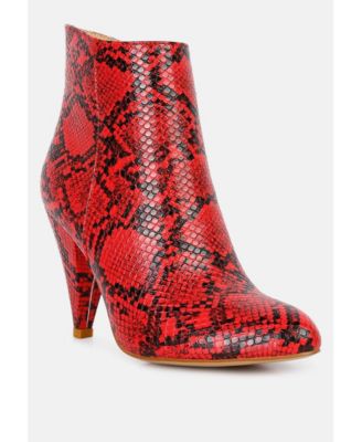 Lemon tart heeled ankle boots