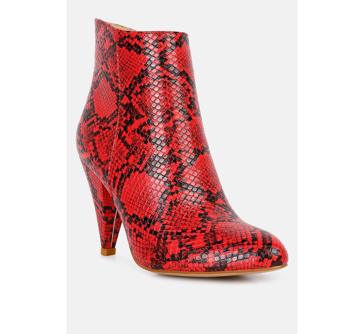 Lemon tart heeled ankle boots