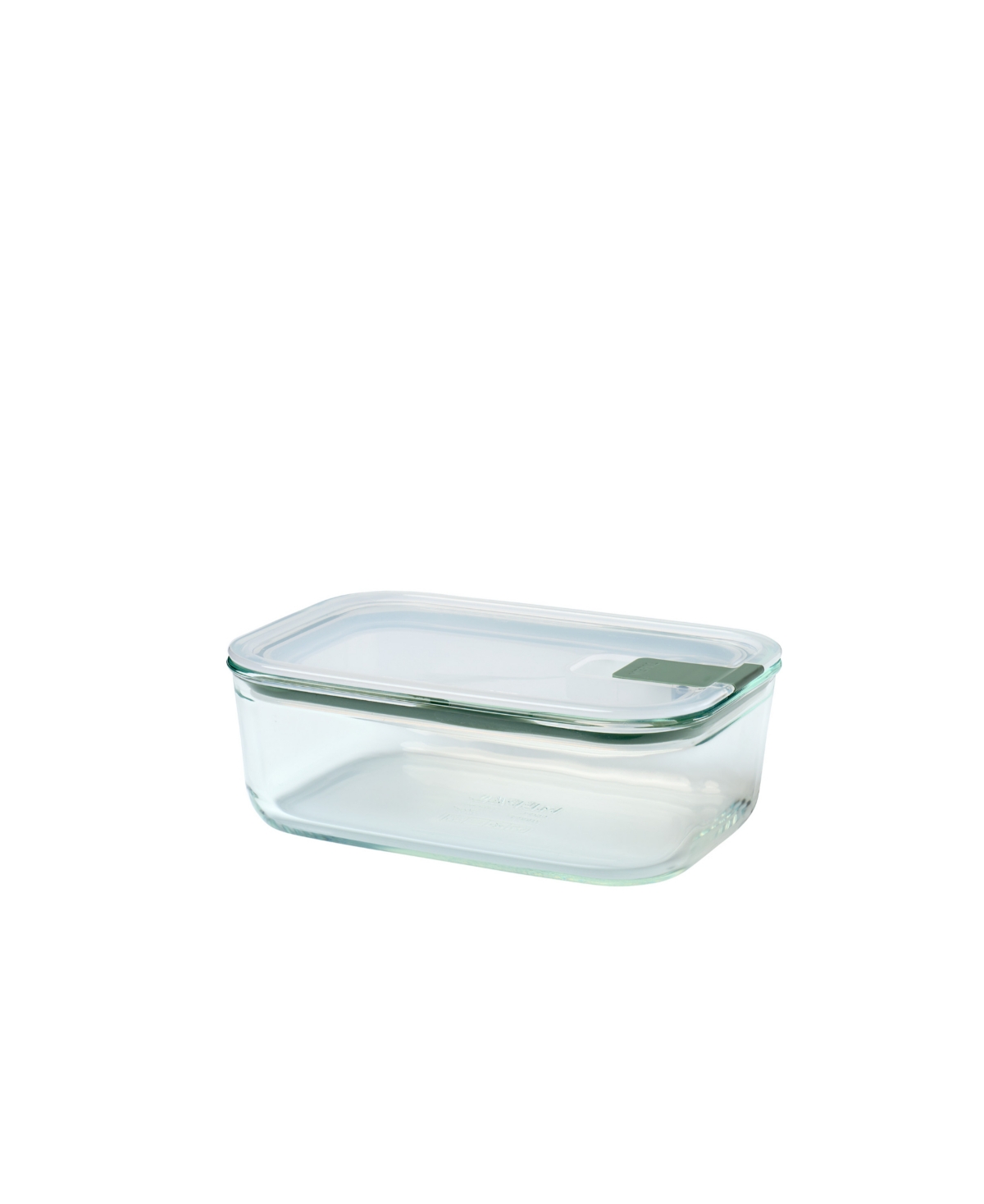 Shop Mepal Easyclip 1pc. 34oz Rectangular Glass Box In Green