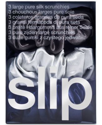 3-Pc. Pure Silk Large Scrunchies Set