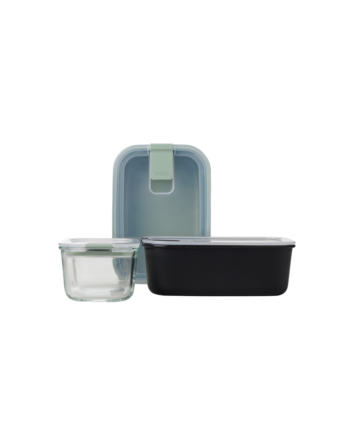 Mepal Easyclip 1pc. 34oz Rectangular Box In Black