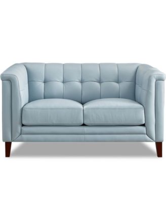 Arvo 62" Top Grain Leather Loveseat