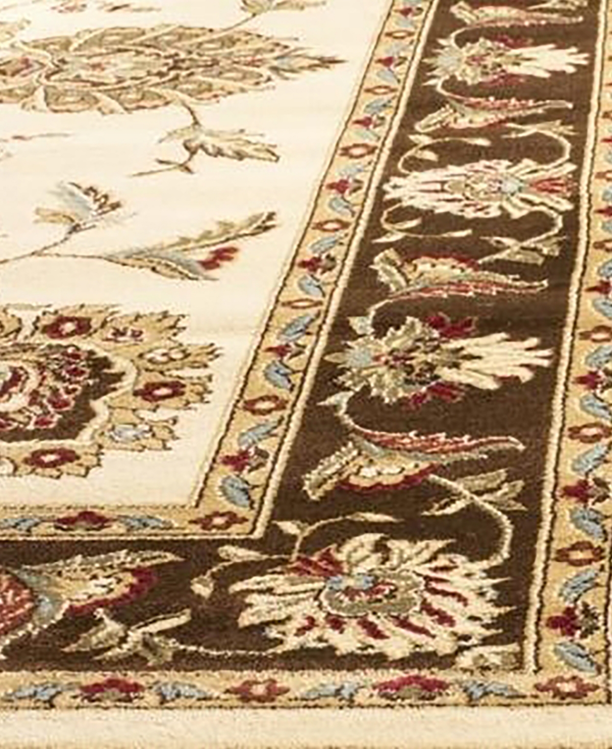 Safavieh Lyndhurst LNH555and Brown Area Rug - Ivory