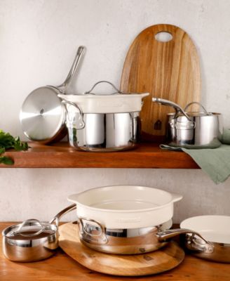 12 Piece Stainless Steel Non-Stick Cookware Set