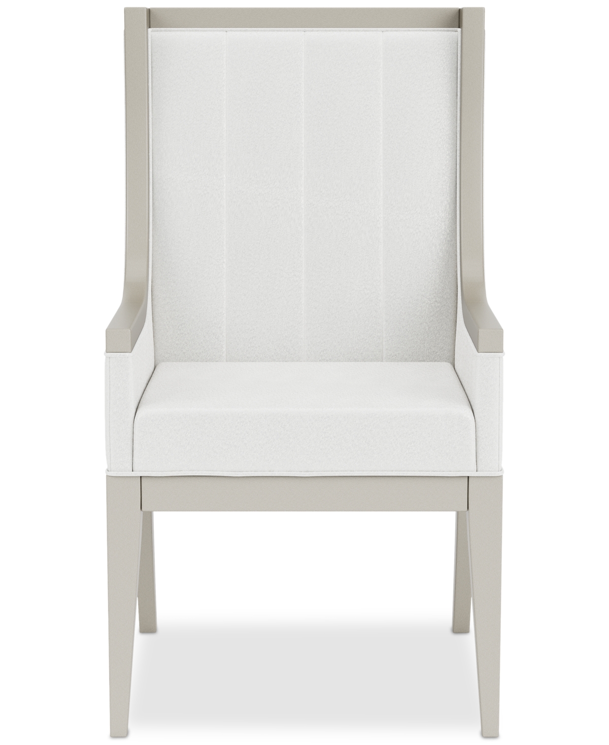 Shop Macy's Warlington Host Chair In Platinum Drift
