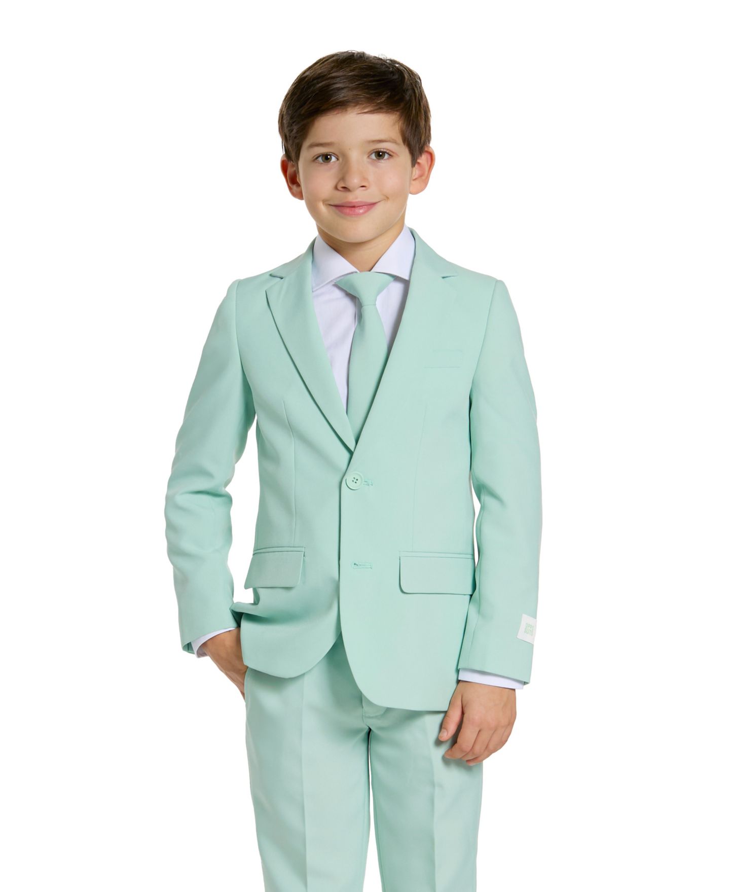 Детский костюм-тройка OppoSuits Magic Mint, для мальчиков, цвет: Бирюзовый / Мятный — фото 4