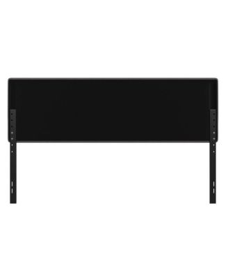 Coppola King Headboard With Tufted Upholstery And Powder Coated Metal Frame