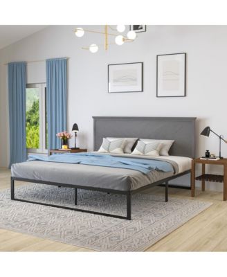 Marta King Herring Bone Wooden Adjustable Headboard Only