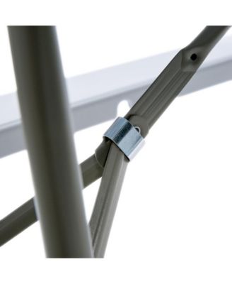 Aryka Kid'S Easy Fold Waterproof, Stain And Impact Resistant Plastic Picnic Table With Benches And Steel Tube Frame