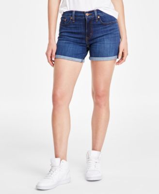 Women's Mid Rise Mid-Length Stretch Shorts