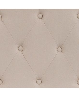 Arched Twin Button Tufted Upholstered Headboard