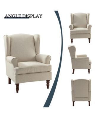 Escanor Traditional Armchair with Pattern Design for Living Room