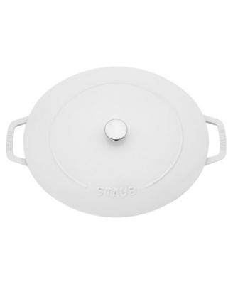 Cast Iron 6.25-Qt Wide Oval Dutch Oven