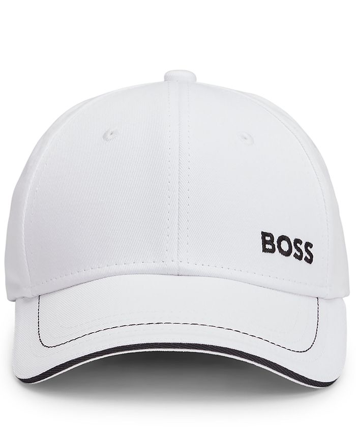 Hugo Boss Men's Logo Detail Cotton-Twill Cap - Macy's