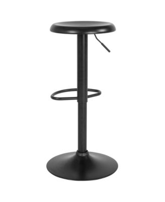 Audrey Retro Style Height Adjustable Barstool With Footrest