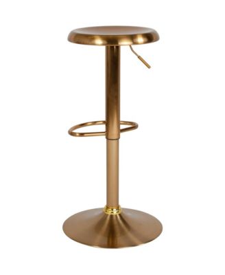 Audrey Retro Style Height Adjustable Barstool With Footrest