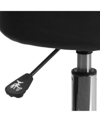 Medical Ergonomic Stool With Chrome Base