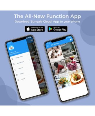 10in Cloud Frame- Easy PhotoShare APP- 20GB Cloud Storage, Auto-Rotate